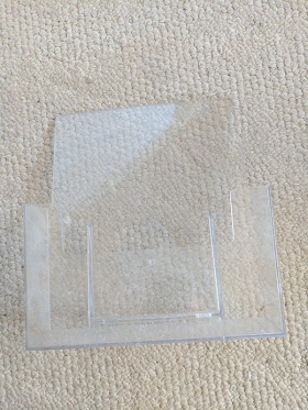acrylic stand used for aerial 360 video plate