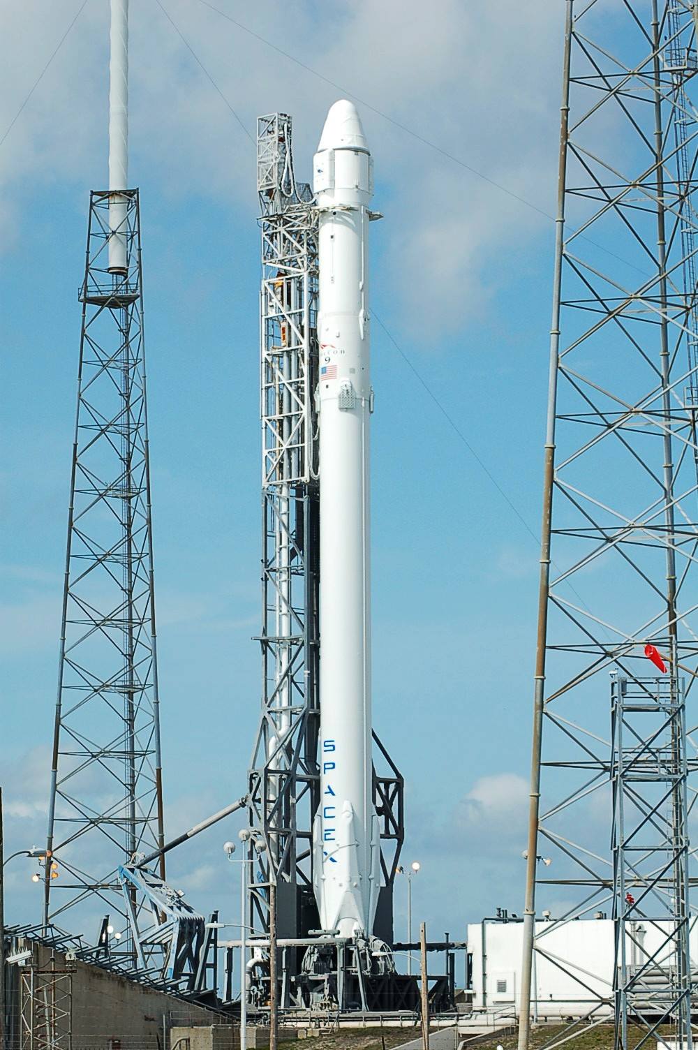 Falcon 9 rocket on SLC 40