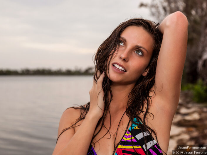 Swimsuit photography session with Haley in the Merritt Island Wildlife Refuge