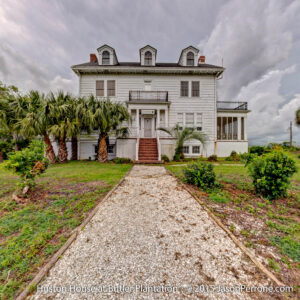 Front of the historic Huston House at Butler Island in Georgia. Photo by Jason Perrone